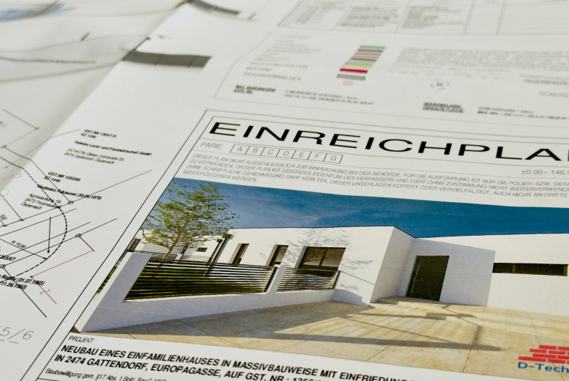 Hausprojekt / Einreichplan und Dokumentation für Baugenehmigungen in Österreich - foto Hausprojekt / Einreichplan und Dokumentation für Baugenehmigungen in Österreich - foto