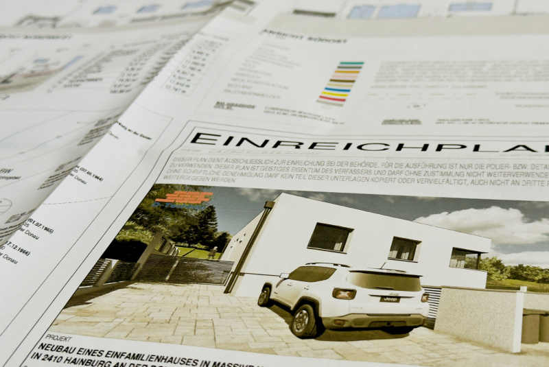Hausprojekt / Einreichplan und Dokumentation für Baugenehmigungen in Österreich - foto Hausprojekt / Einreichplan und Dokumentation für Baugenehmigungen in Österreich - foto
